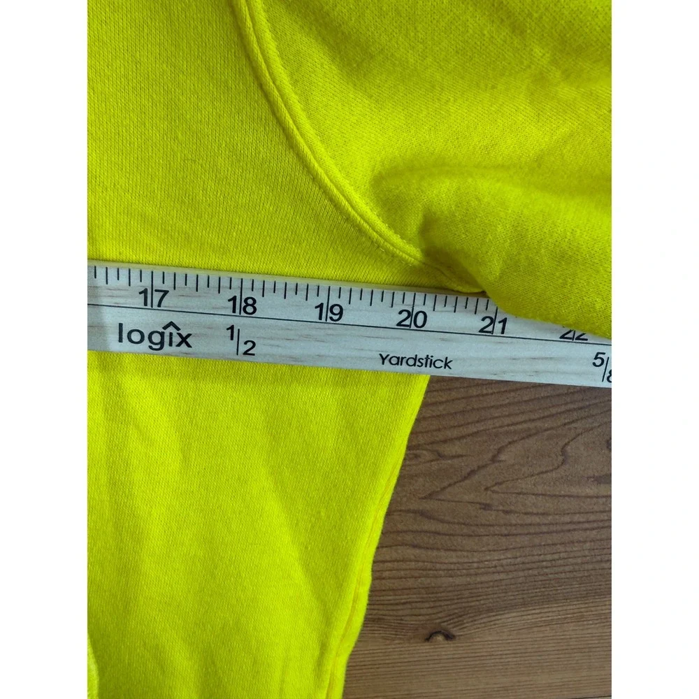 Pokemon Mens Yellow Full Zip Logo Hoodie Sweatshirt Large Nintendo 2016